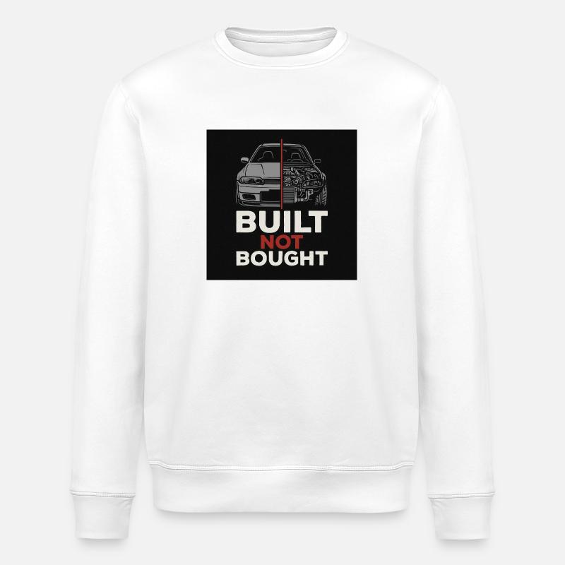 Built Car Design Tuning - Stanley/Stella Unisex Bio-Sweatshirt ROLLER - Weiß
