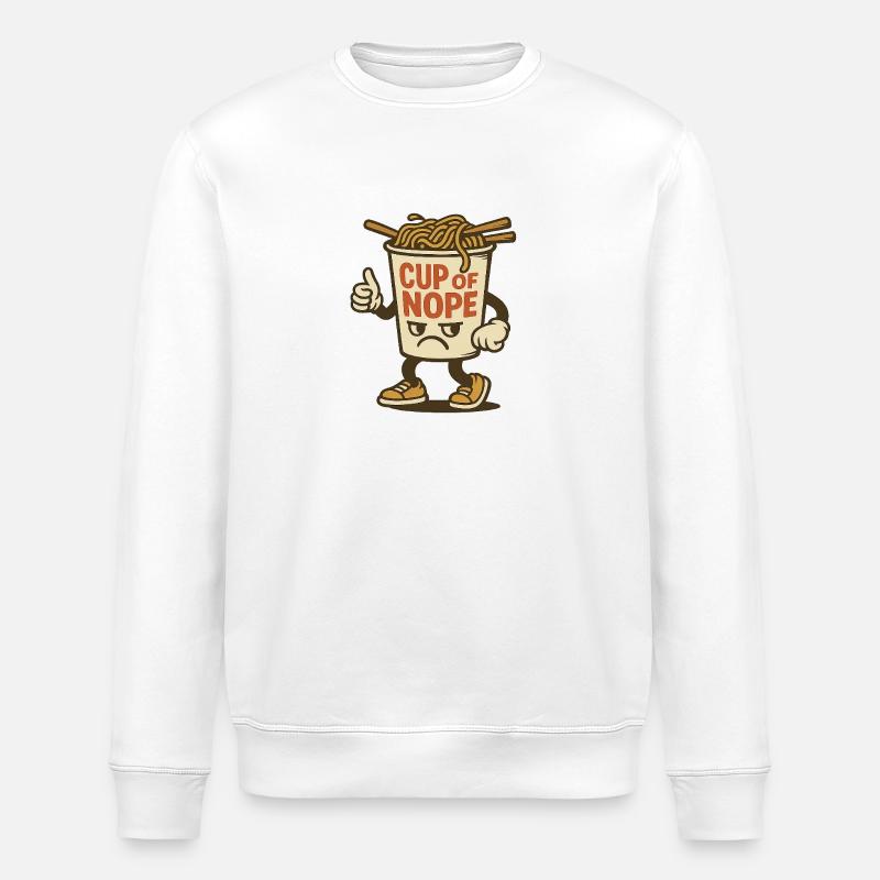 Tasse Nö - Stanley/Stella Unisex Bio-Sweatshirt ROLLER - Weiß