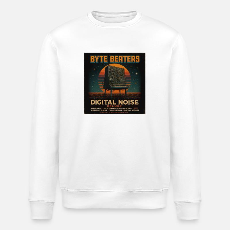 Byte Beaters by Nerogear - Stanley/Stella Unisex Bio-Sweatshirt ROLLER - Weiß