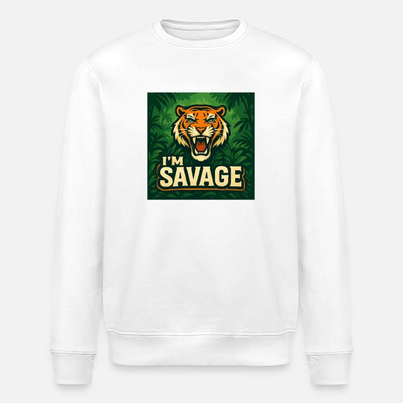 DBC267D7 5627 4FF3 9ED2 63A8B575F43D - Stanley/Stella ROLLER Unisex Organic Sweatshirt - white