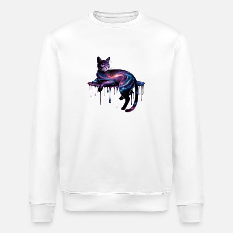 Kosmische Form - Stanley/Stella Unisex Bio-Sweatshirt ROLLER - Weiß