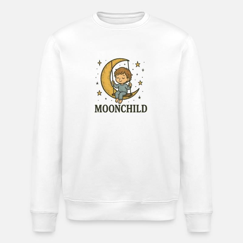 MOONCHILD - Stanley/Stella Unisex Bio-Sweatshirt ROLLER - Weiß