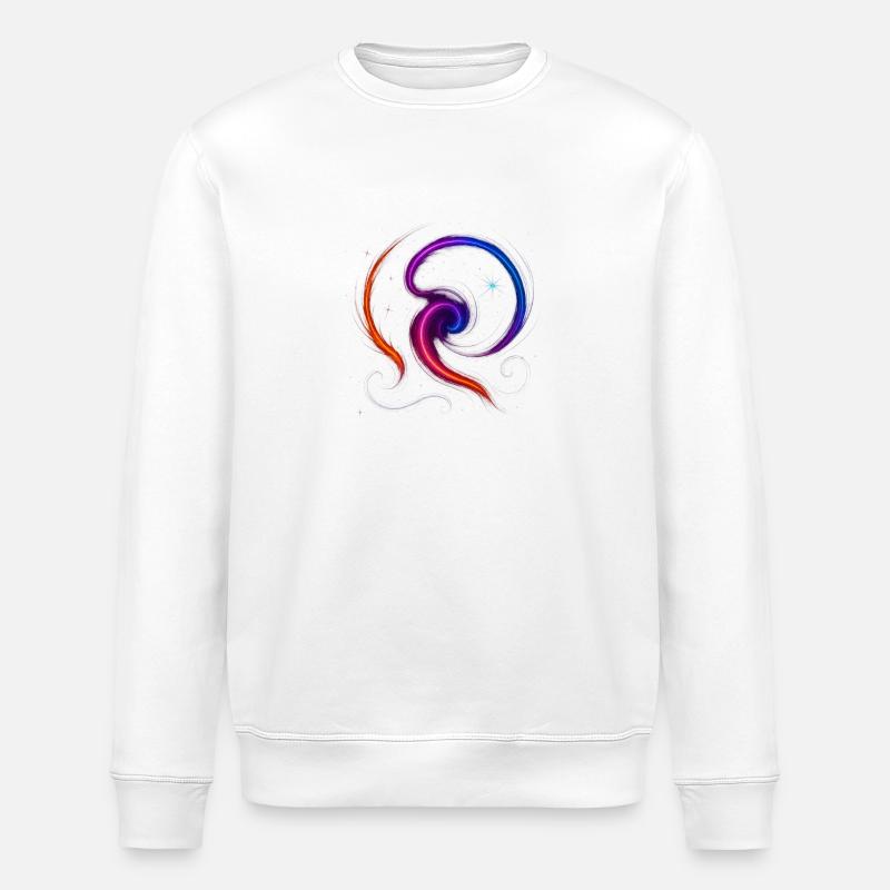 Cosmic Flow – une collection de - Sweat bio ROLLER Stanley/Stella Unisexe - blanc