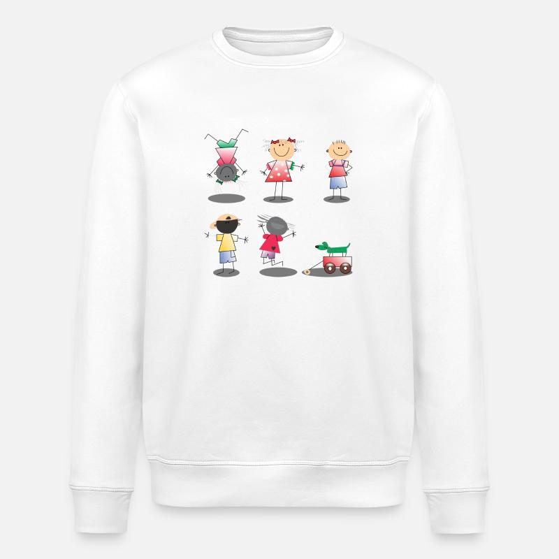 Kinder - Stanley/Stella Unisex Bio-Sweatshirt ROLLER - Weiß