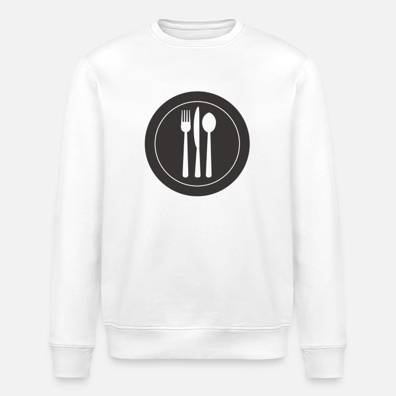 couverts vaisselle flatware silverware cutlery154 - Sweat bio ROLLER Stanley/Stella Unisexe - blanc