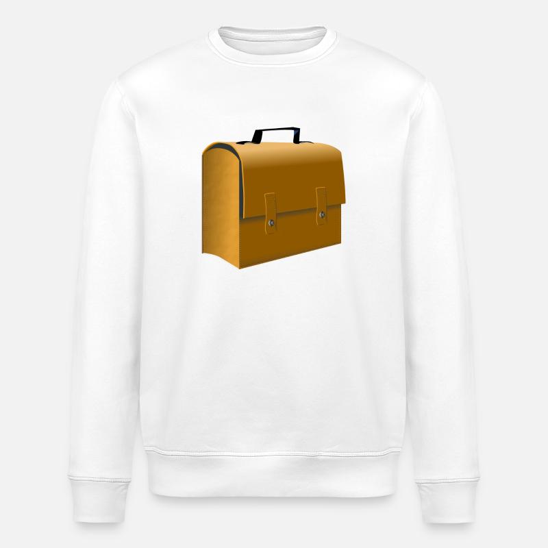 backpack suitcase backpack bag briefcase110 - Stanley/Stella ROLLER Unisex Organic Sweatshirt - white
