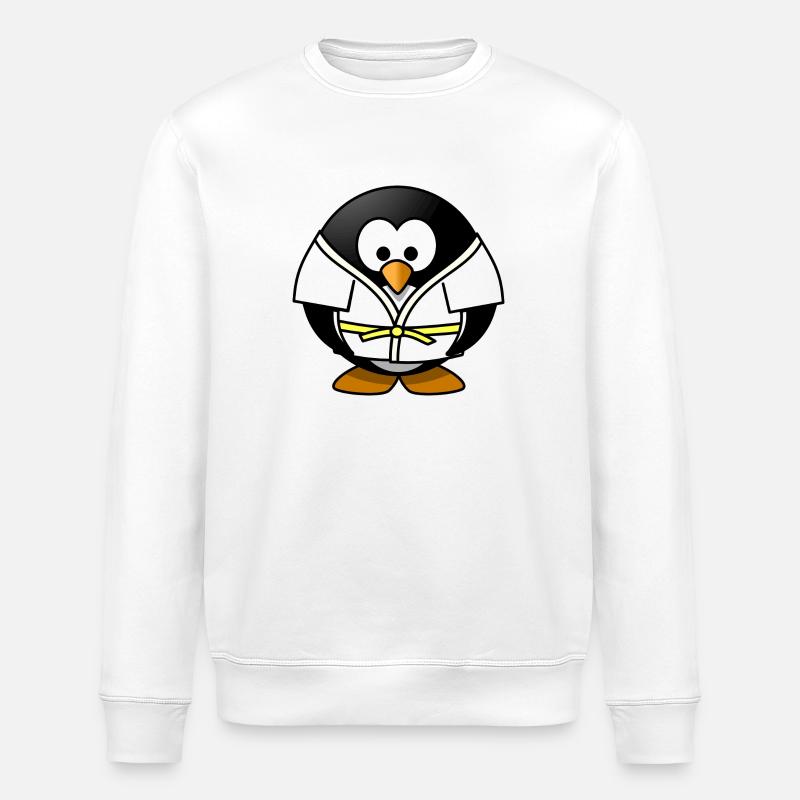 judo petit pingouin - Sweat bio ROLLER Stanley/Stella Unisexe - blanc
