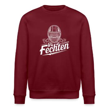 Fecht-Fan Ausrüstung Dekor Training Buch - Stanley/Stella Unisex Bio-Sweatshirt ROLLER - Weiß - Vorne - Nik (191cm)