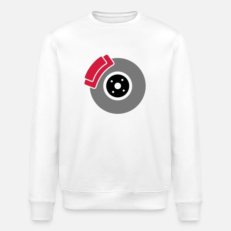 Scheibenbremse mit Bremssattel - Stanley/Stella Unisex Bio-Sweatshirt ROLLER - Weiß