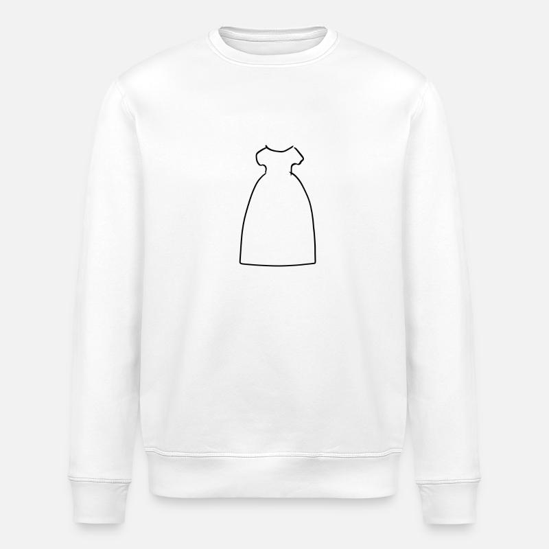 Kleid Symbol Klamotten - Stanley/Stella Unisex Bio-Sweatshirt ROLLER - Weiß