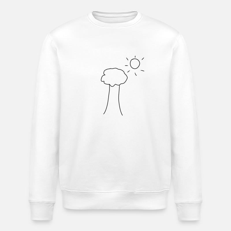 Arbre, Soleil, Nature - Sweat bio ROLLER Stanley/Stella Unisexe - blanc