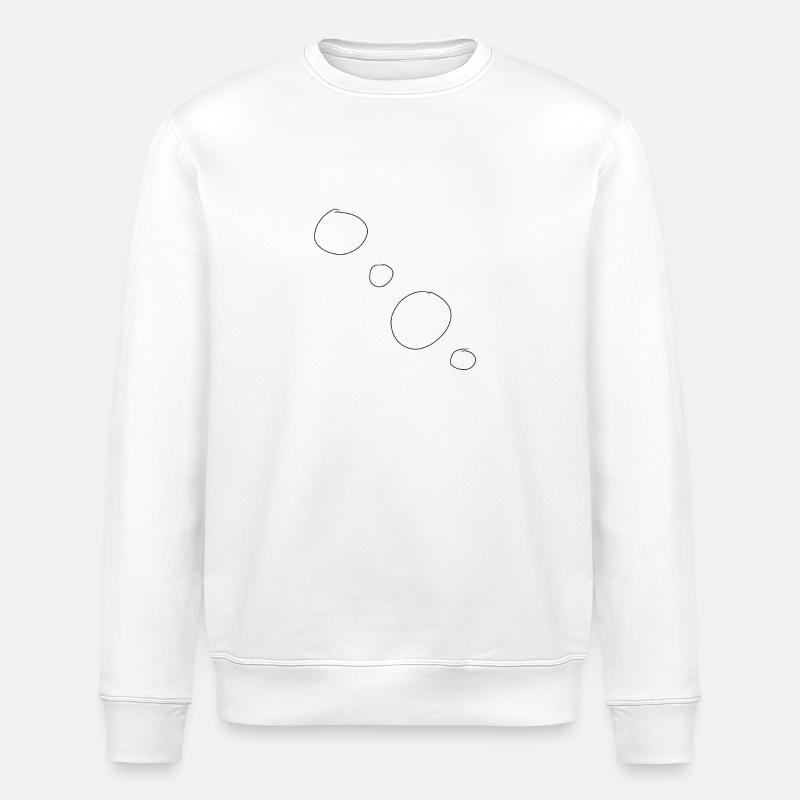 Circles Circle Shape Symbol - Stanley/Stella ROLLER Unisex Organic Sweatshirt - white