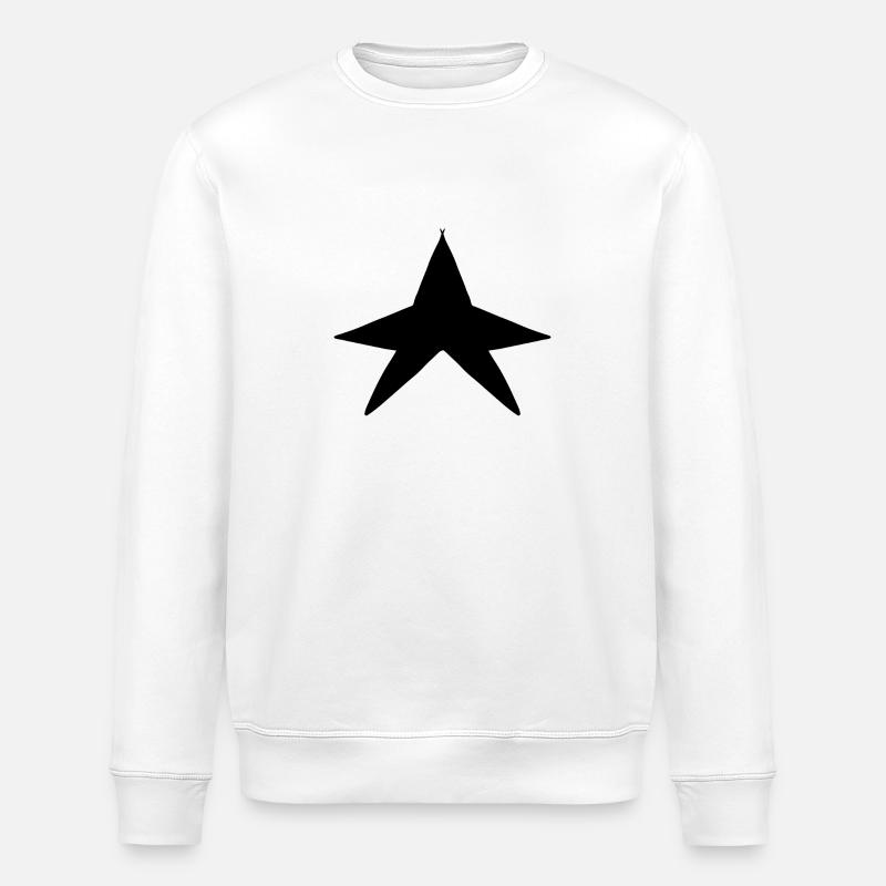 Form Stern symbol - Stanley/Stella Unisex Bio-Sweatshirt ROLLER - Weiß