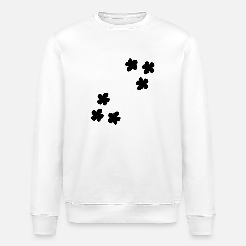 Fleurs, Fleur, Plante, Forme, - Sweat bio ROLLER Stanley/Stella Unisexe - blanc
