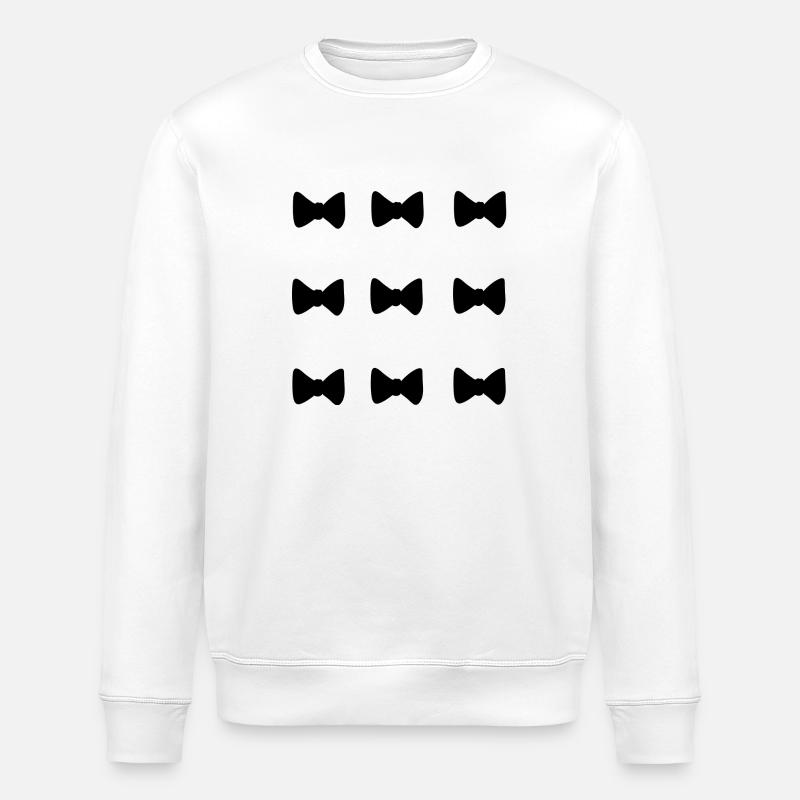 Pattern Loops Loop Icon - Stanley/Stella ROLLER Unisex Organic Sweatshirt - white