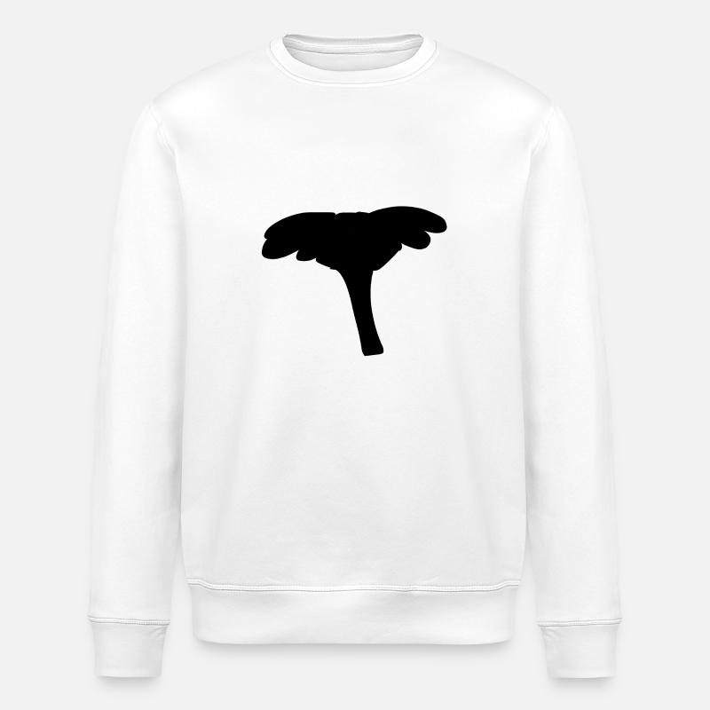 Blume Symbol pflanze form - Stanley/Stella Unisex Bio-Sweatshirt ROLLER - Weiß