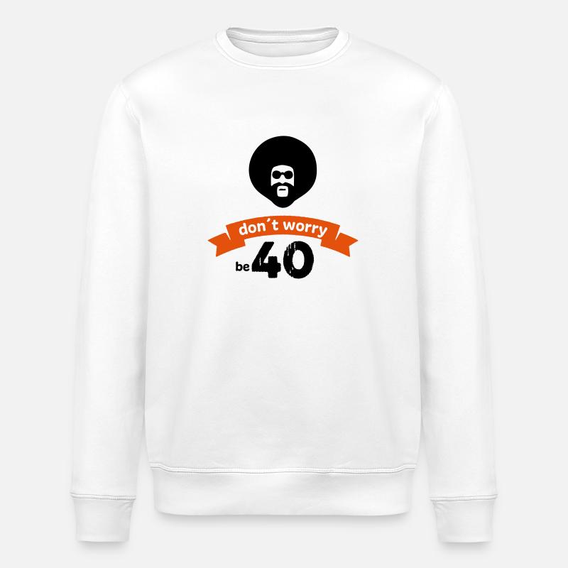 40ème anniversaire - Sweat bio ROLLER Stanley/Stella Unisexe - blanc