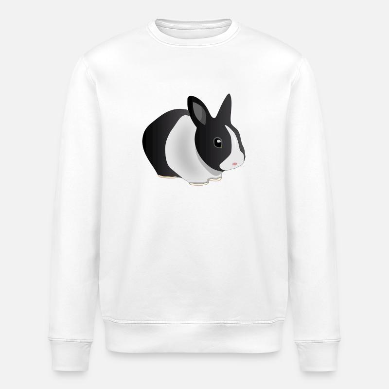 Rabbit - Stanley/Stella ROLLER Unisex Organic Sweatshirt - white