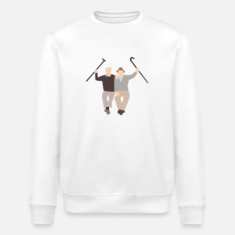 Alte Freunde - Stanley/Stella Unisex Bio-Sweatshirt ROLLER - Weiß