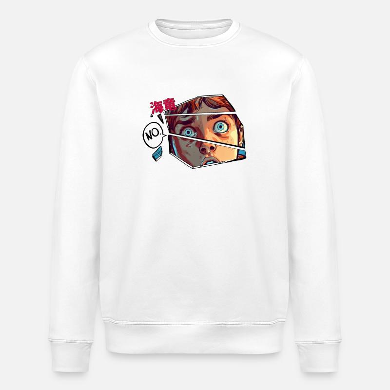 Comics fan! - Stanley/Stella Unisex Bio-Sweatshirt ROLLER - Weiß
