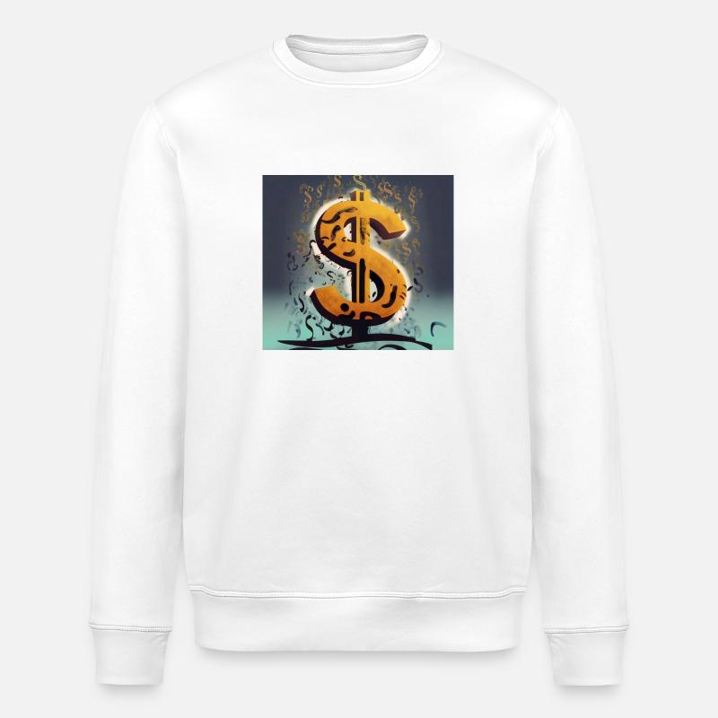 Conception de trésorerie - Sweat bio ROLLER Stanley/Stella Unisexe - blanc