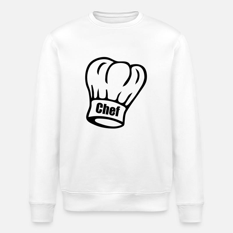 Chef - Sweat bio ROLLER Stanley/Stella Unisexe - blanc