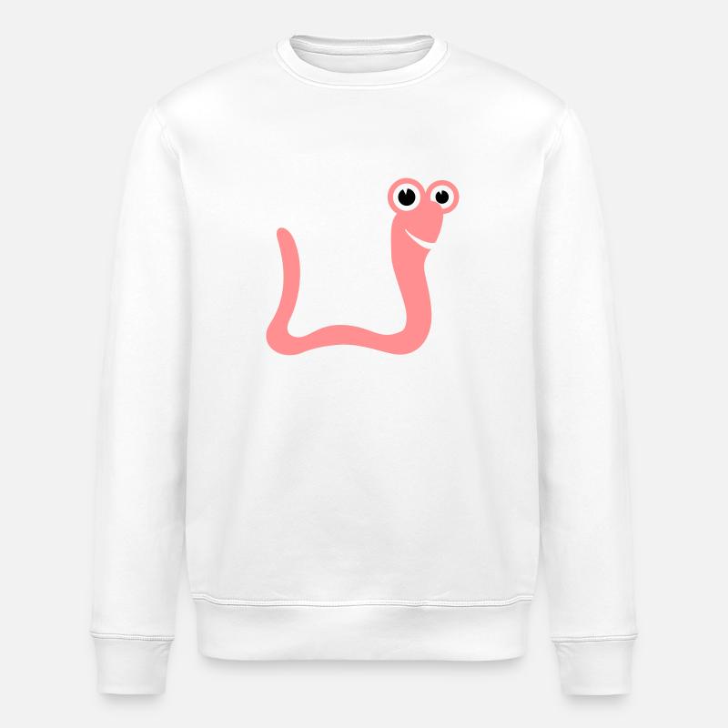 serpent ver - Sweat bio ROLLER Stanley/Stella Unisexe - blanc