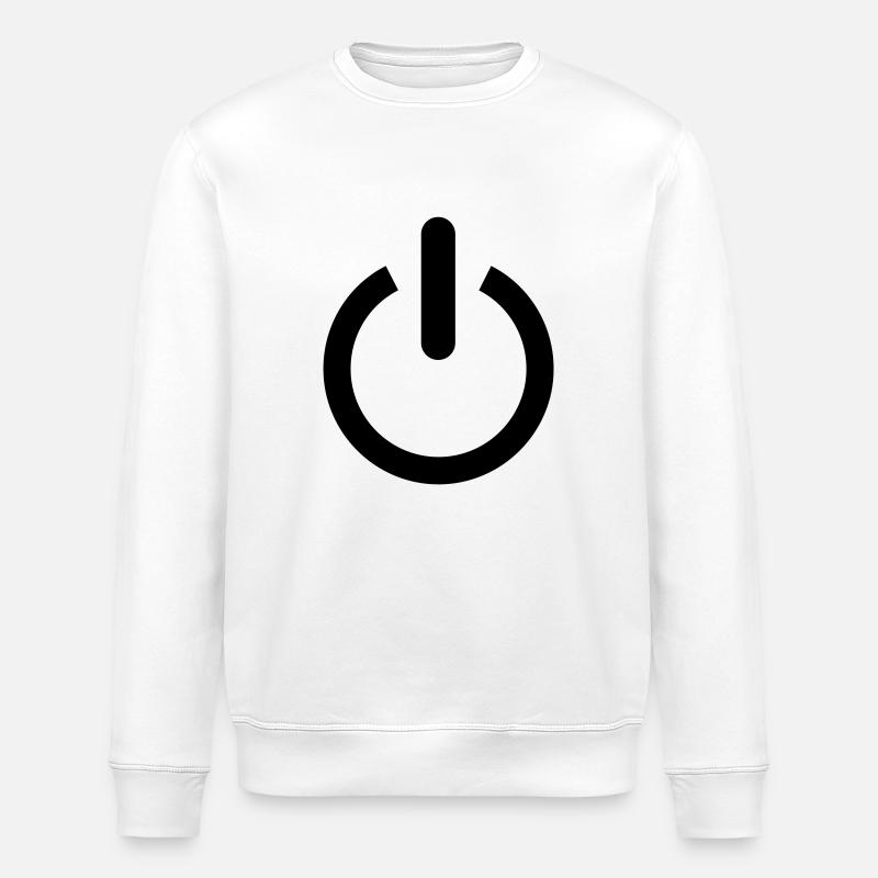 power - Sweat bio ROLLER Stanley/Stella Unisexe - blanc