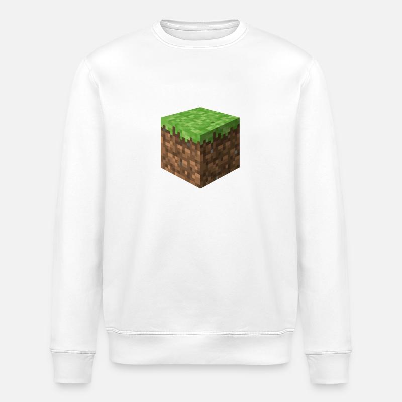 3D Block - Stanley/Stella Unisex Bio-Sweatshirt ROLLER - Weiß