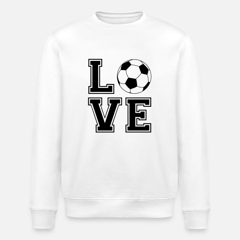 love foot - Stanley/Stella Unisex Bio-Sweatshirt ROLLER - Weiß