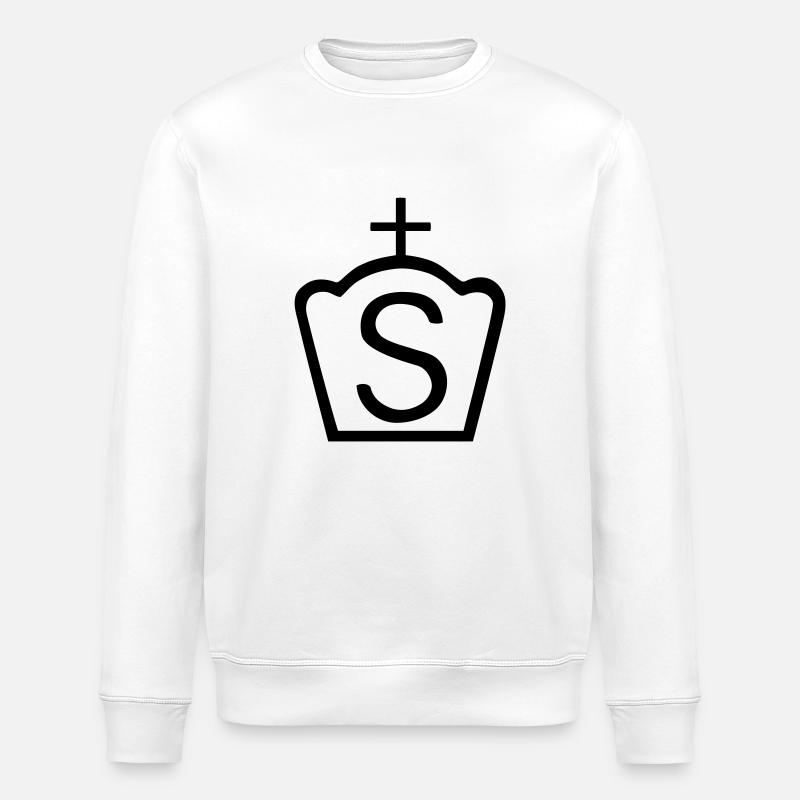 Brandzeichen Sachsen - Stanley/Stella Unisex Bio-Sweatshirt ROLLER - Weiß