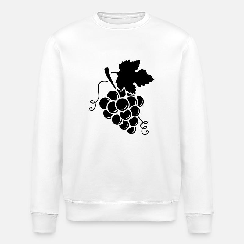 grapes design - Stanley/Stella Unisex Bio-Sweatshirt ROLLER - Weiß