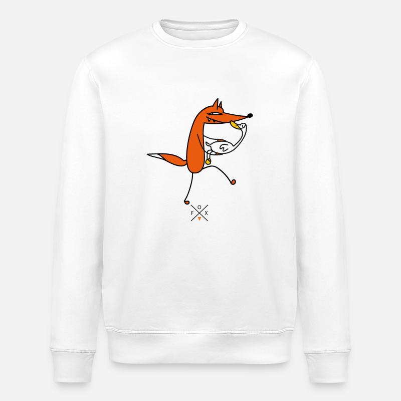 Liebe zur Gans - Stanley/Stella Unisex Bio-Sweatshirt ROLLER - Weiß