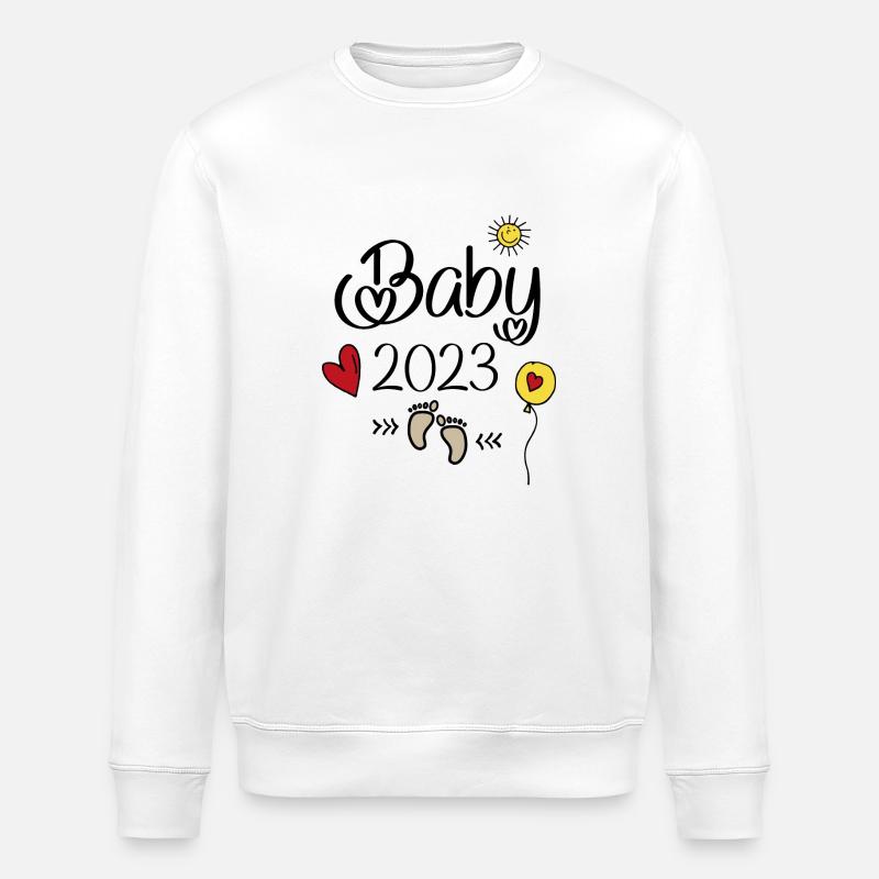 Bébé 2023 - Sweat bio ROLLER Stanley/Stella Unisexe - blanc