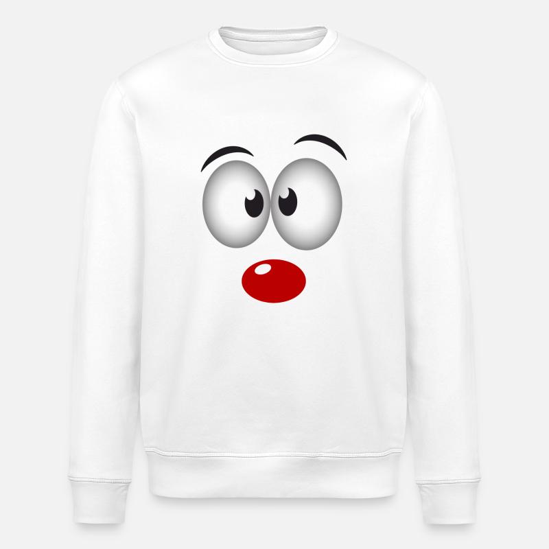 Comic - Stanley/Stella Unisex Bio-Sweatshirt ROLLER - Weiß