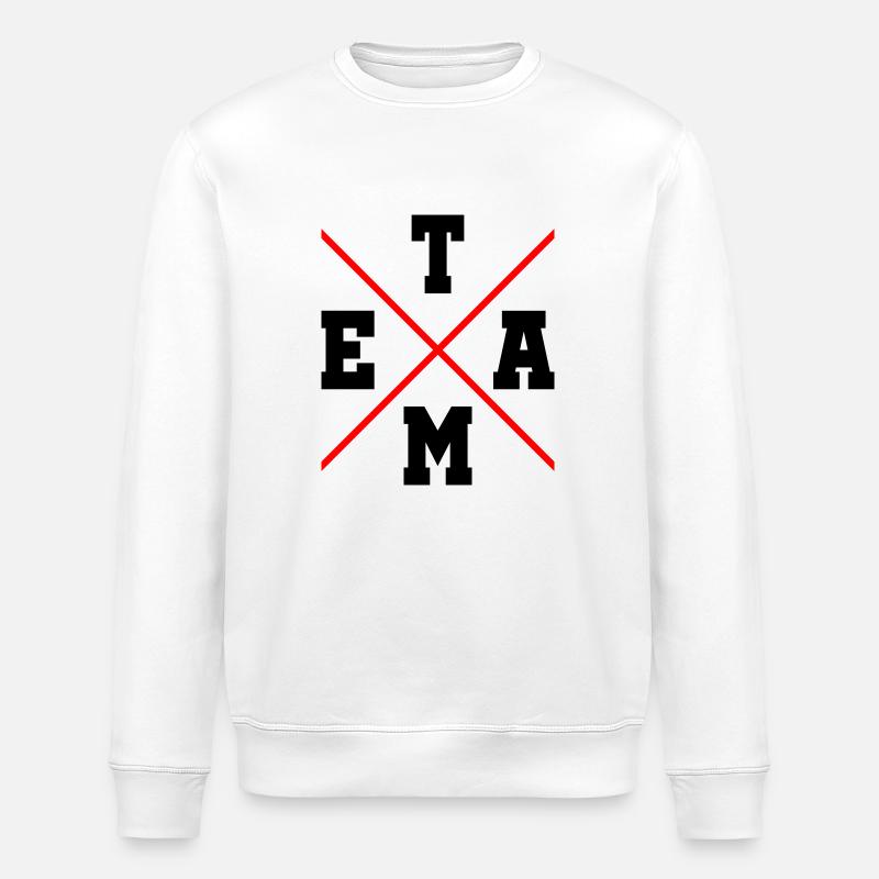 Team 2 - Stanley/Stella ROLLER Unisex Organic Sweatshirt - white