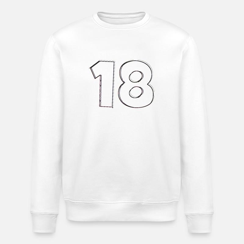 18 - Sweat bio ROLLER Stanley/Stella Unisexe - blanc