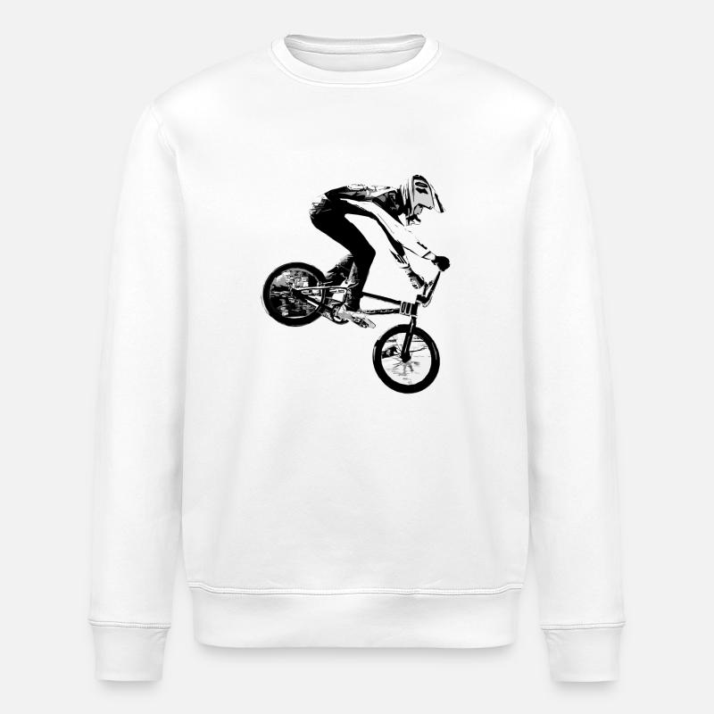 bmx - Sweat bio ROLLER Stanley/Stella Unisexe - blanc