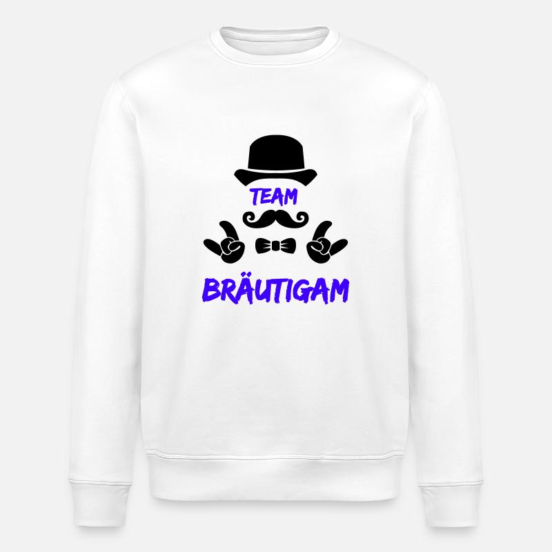 Team Bräutigam - Stanley/Stella Unisex Bio-Sweatshirt ROLLER - Weiß