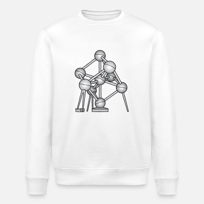 Atomium Bruxelles - Sweat bio ROLLER Stanley/Stella Unisexe - blanc