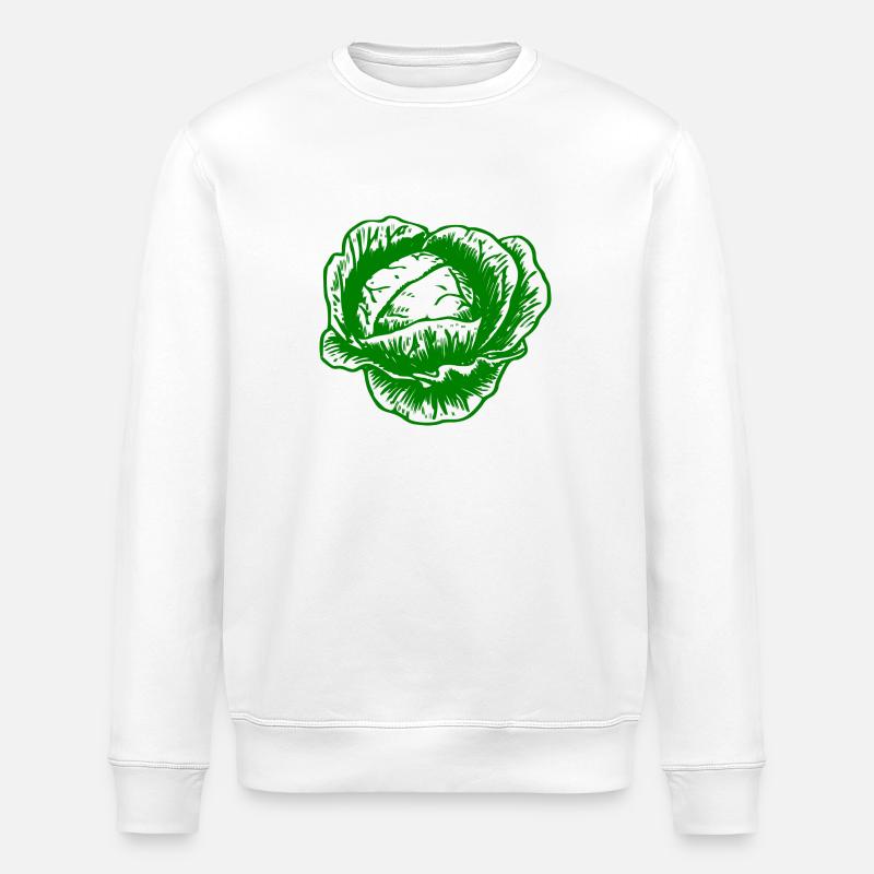 Cauliflower cauliflower halloween vegetable vegetable - Stanley/Stella ROLLER Unisex Organic Sweatshirt - white
