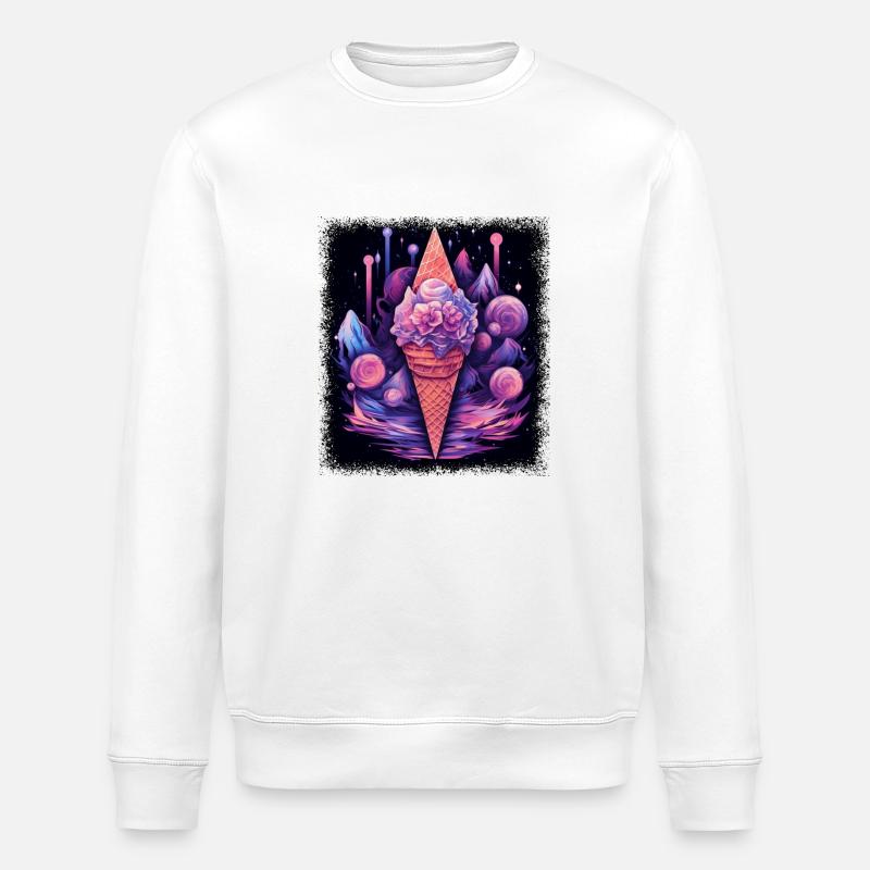 Langage de programmation Gift Computer - Sweat bio ROLLER Stanley/Stella Unisexe - blanc