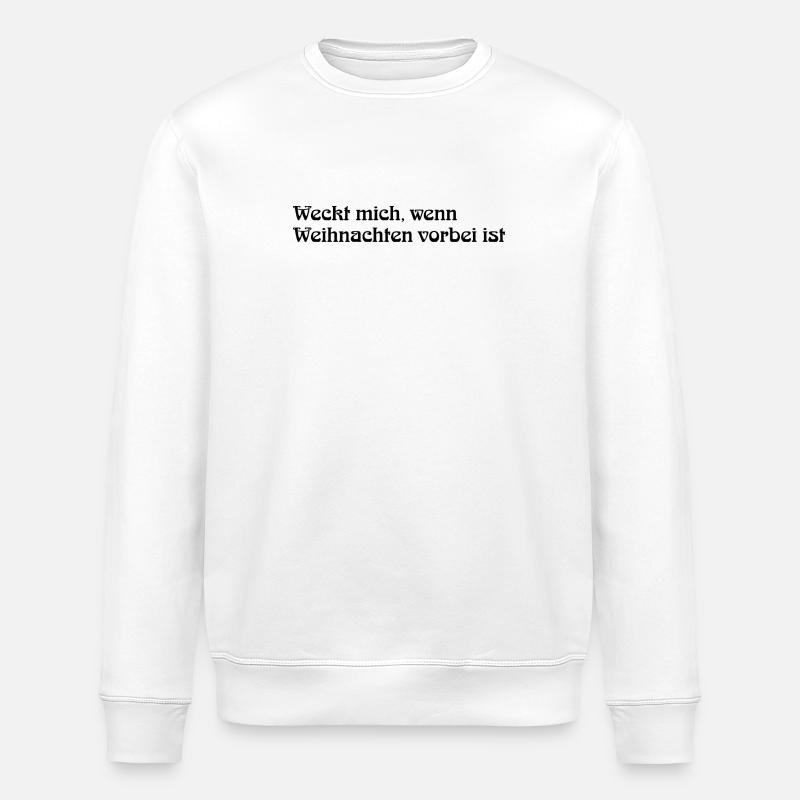 Noël - Sweat bio ROLLER Stanley/Stella Unisexe - blanc