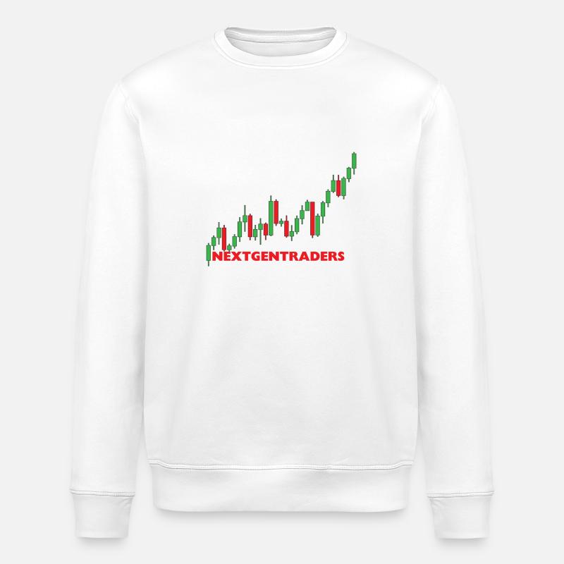 NextGenTraders - Stanley/Stella Unisex Bio-Sweatshirt ROLLER - Weiß
