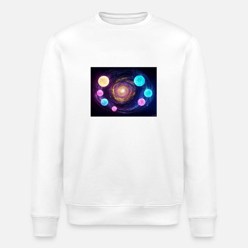 NovaSpark - Stanley/Stella Unisex Bio-Sweatshirt ROLLER - Weiß