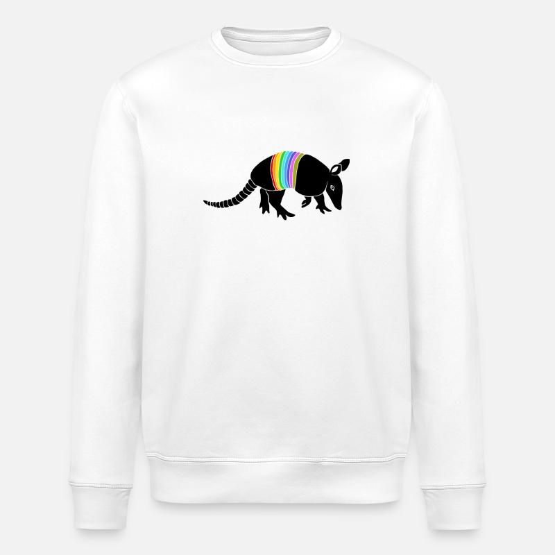 armadillo - Stanley/Stella ROLLER Unisex Organic Sweatshirt - white