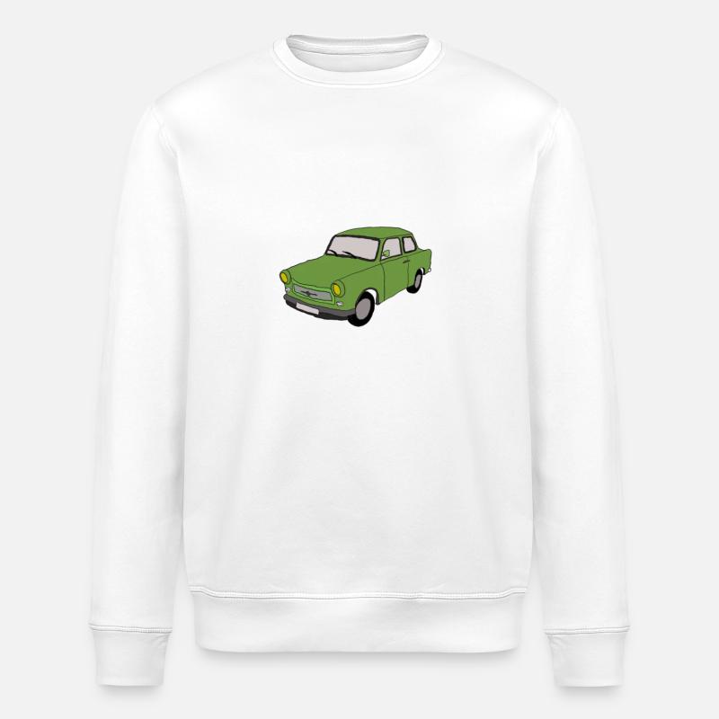 Trabbi DDR - Stanley/Stella Unisex Bio-Sweatshirt ROLLER - Weiß