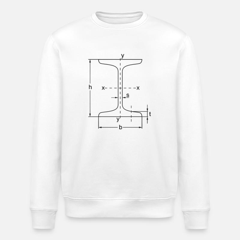IPN - Stanley/Stella Unisex Bio-Sweatshirt ROLLER - Weiß