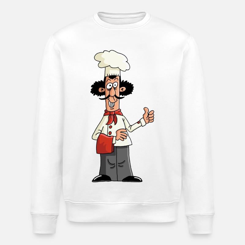 Chef - Stanley/Stella ROLLER Unisex Organic Sweatshirt - white