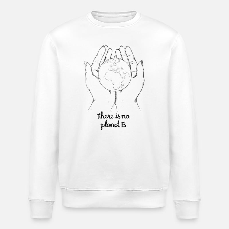 There is no planet b - Stanley/Stella Unisex Bio-Sweatshirt ROLLER - Weiß